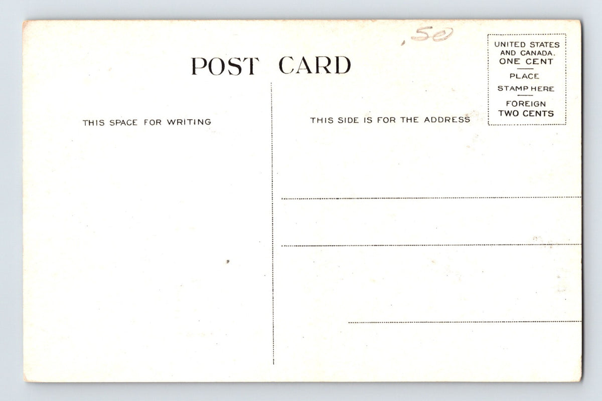 San Francisco California Cadillac Hotel 1910s Postcard Unposted Divided Back