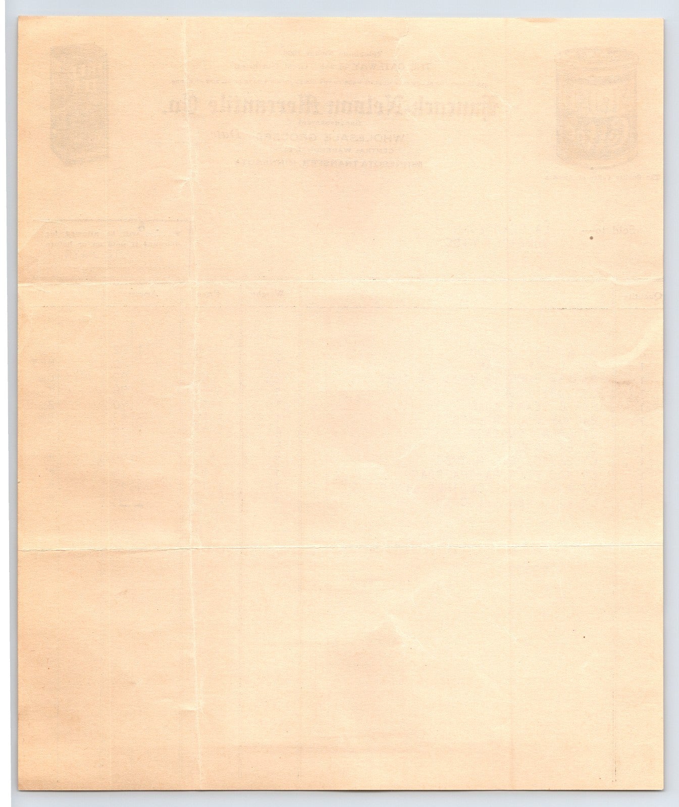 Minneapolis Minnesota 1927 Hancock Nelson Mercantile Billhead 8 x 9