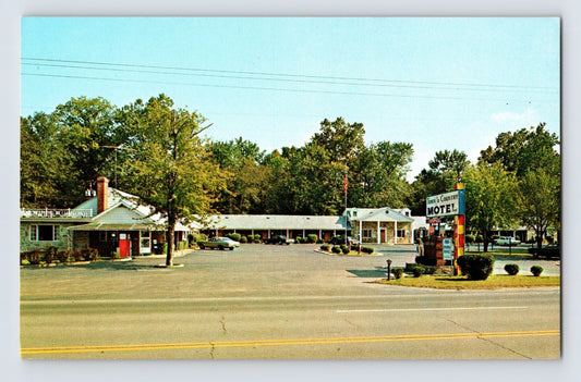 Fredericksburg Virginia Town Country Motel Falmouth roadside 1970s chrome postcard