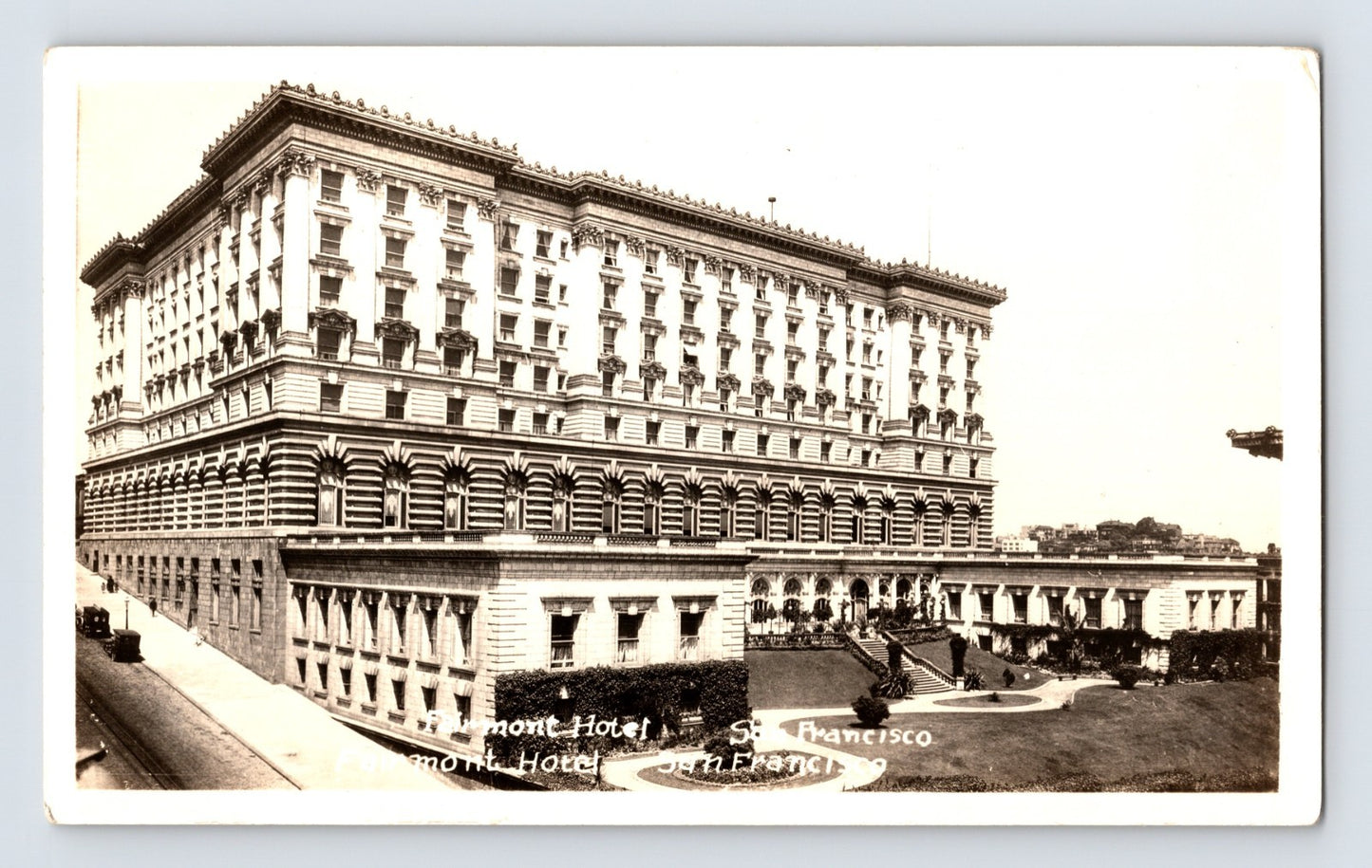 San Francisco California Fairmont Hotel Nob Hill 1930s Photo 3.5 x 6