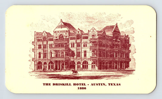 Austin Texas Driskill Hotel 1960s Postcard Unposted Chrome
