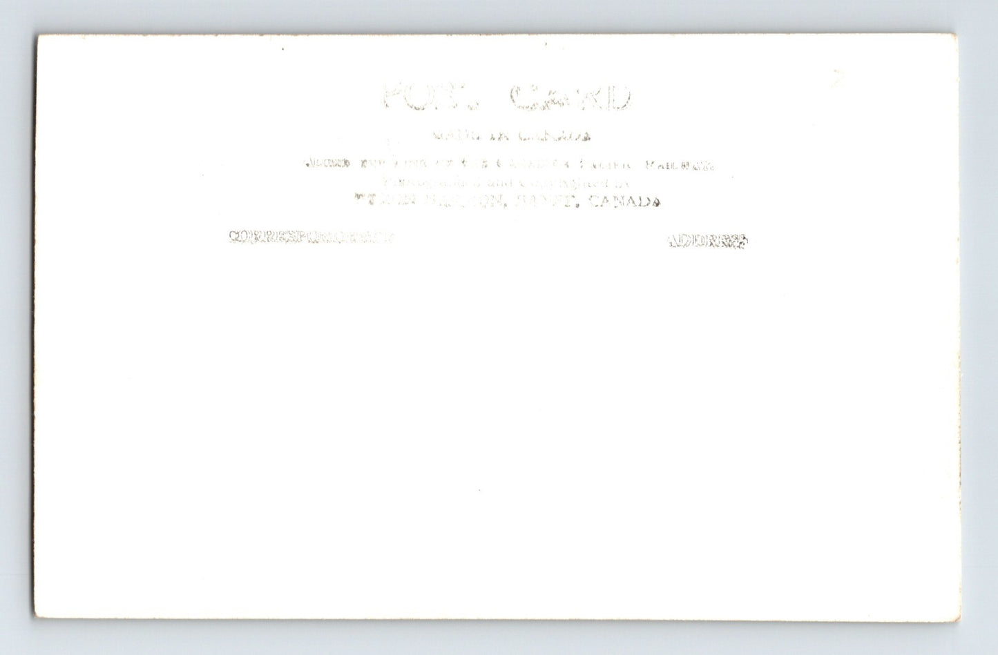 Kootenay Park British Columbia Canada Entrance Jeep 1930s RPPC Postcard