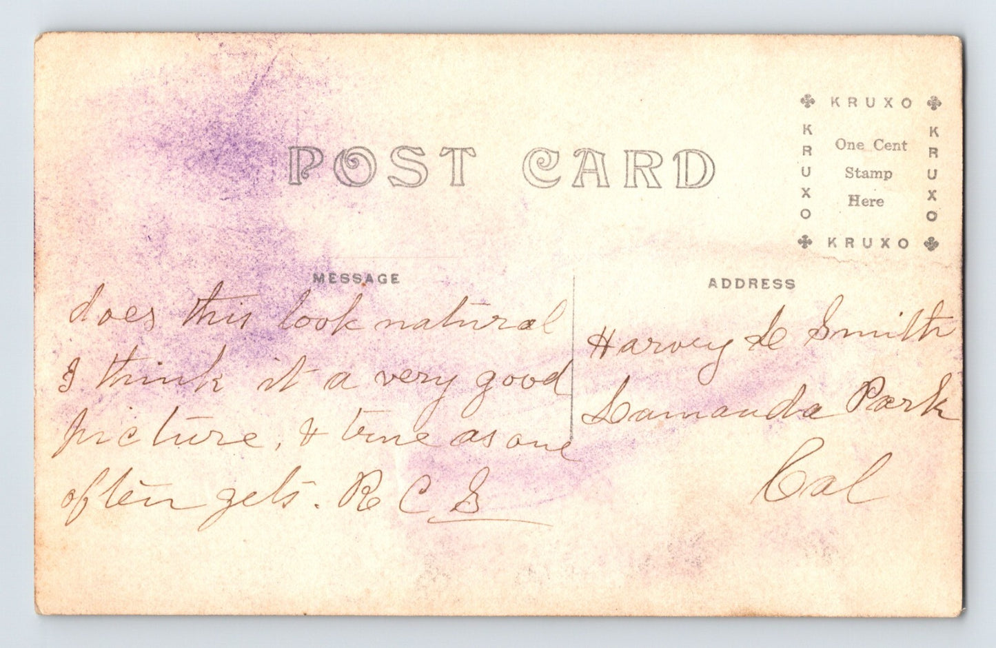 Cedar Rapids Iowa Coe College 1910s RPPC Postcard Unposted
