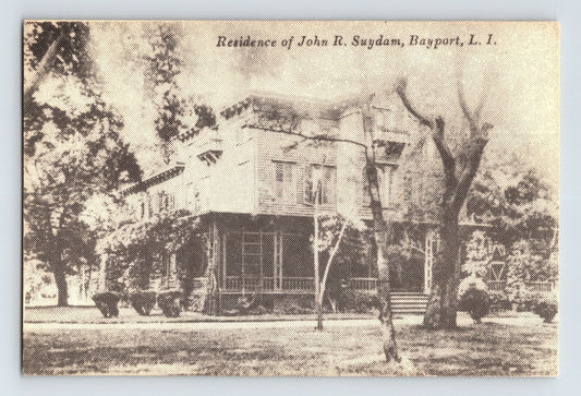 Bayport New York Long Island Suydam Residence 1960s Postcard Unposted