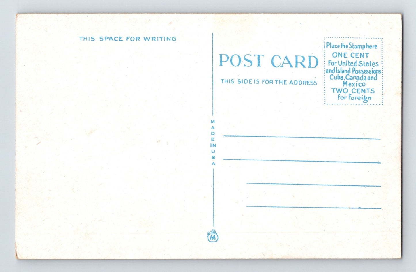 Canonsburg Pennsylvania George Pottery Company 1930s Postcard Unposted