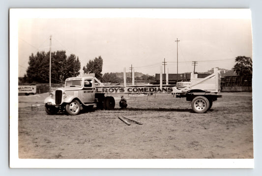 1939 Billroys Comedians traveling show truck and trailer rig