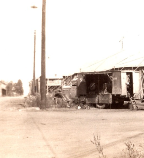 Silas Green Show Circus 1937 Photo Tent Truck Salem Whitney 4.5 x 3