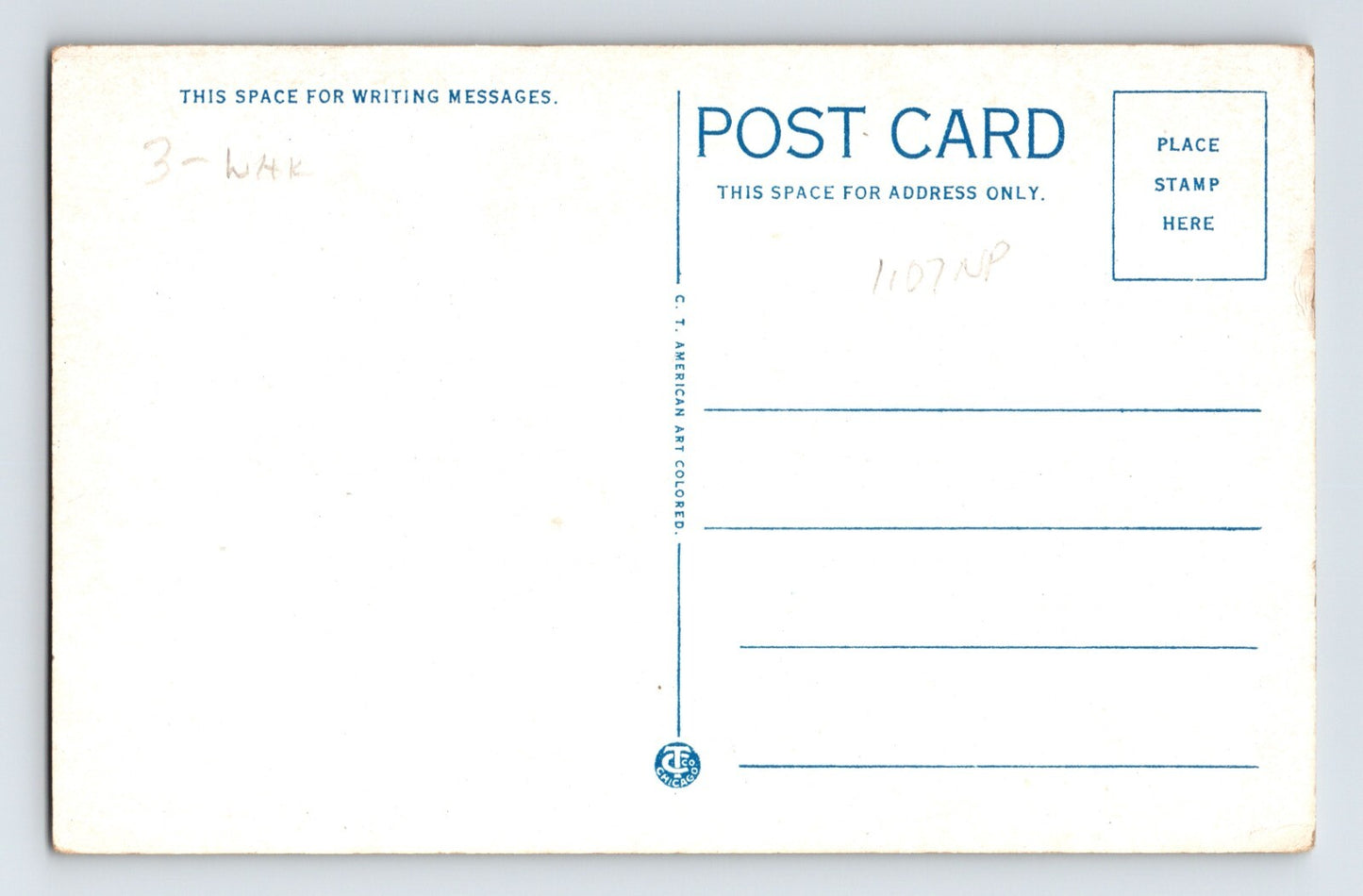 Pana Illinois Big Four Illinois Central Depot 1930s Postcard Unposted White Border