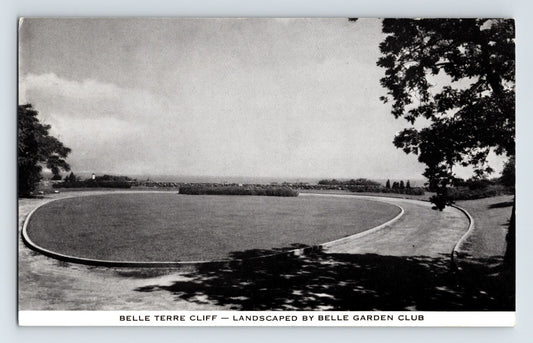 Belle Terre Long Island New York Belle Terre Cliff landscaped by Belle Garden Club 1940s postcard