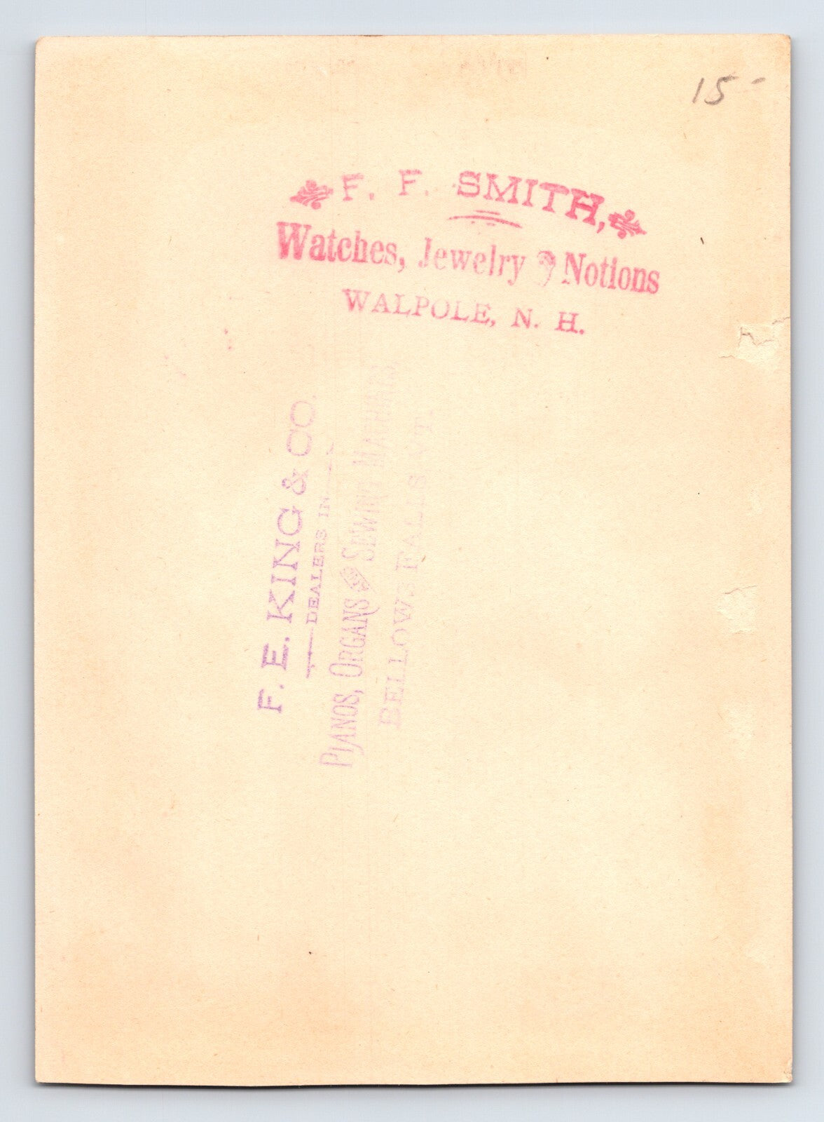 White Sewing Machine 1890s Victorian Trade Card Baby Harlequin Doll 6 x 4