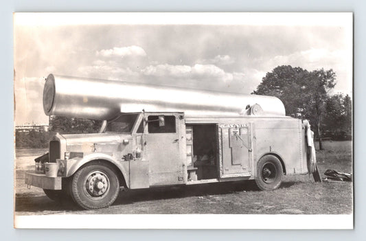 1959 human cannonball circus truck with mounted cannon stunt vehicle 5.5 x 3.5