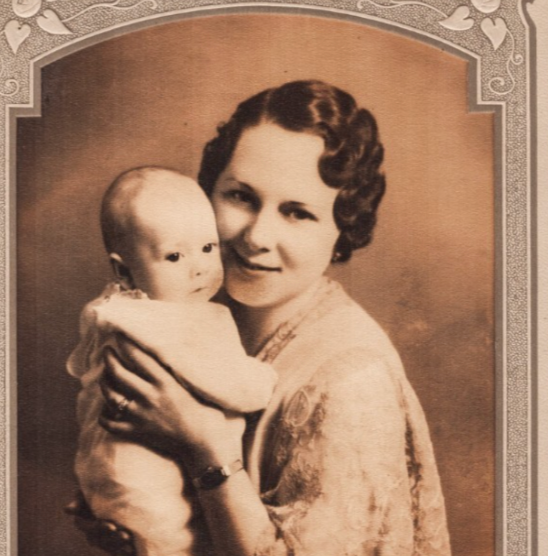 Placerville California Mother Baby Land Studio 1910s Photo Portrait 9 x 6.5