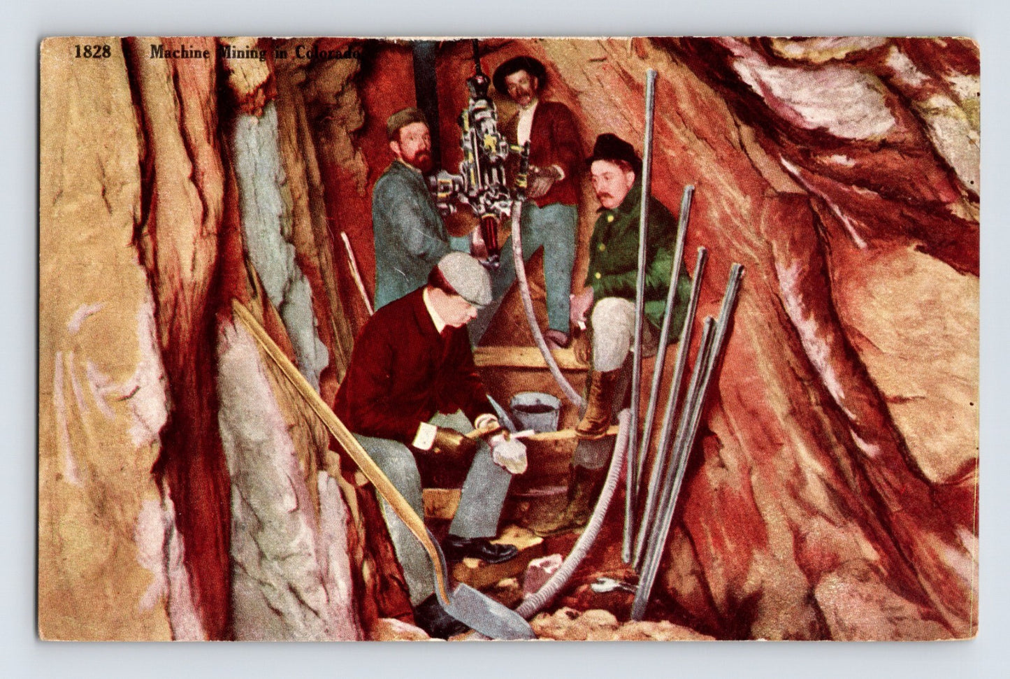 Colorado Machine Mining Miners 1910s Postcard Unposted Divided Back