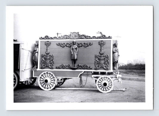 Disneyland Mickey Mouse Club Circus beauty wagon decorative panel 1955 photo Anaheim California