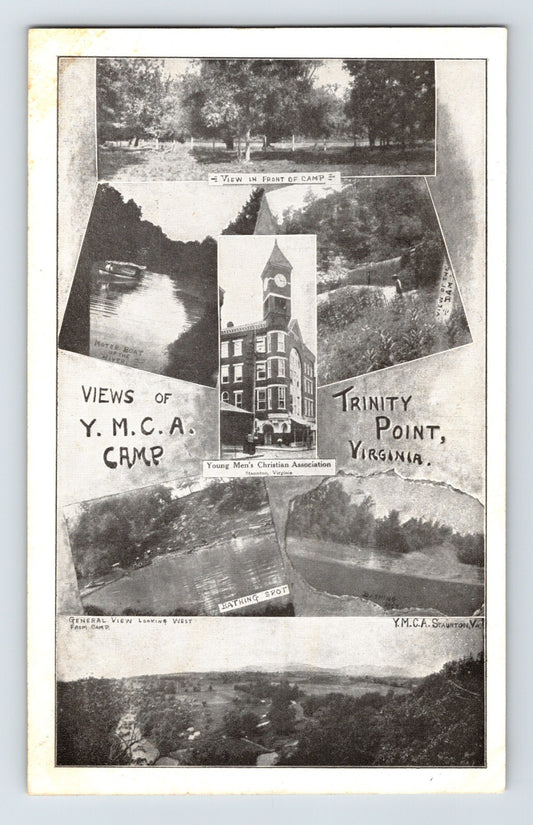 Postcard Virginia Trinity Point YMCA Camp Pre-1907 Unposted Undivided Back