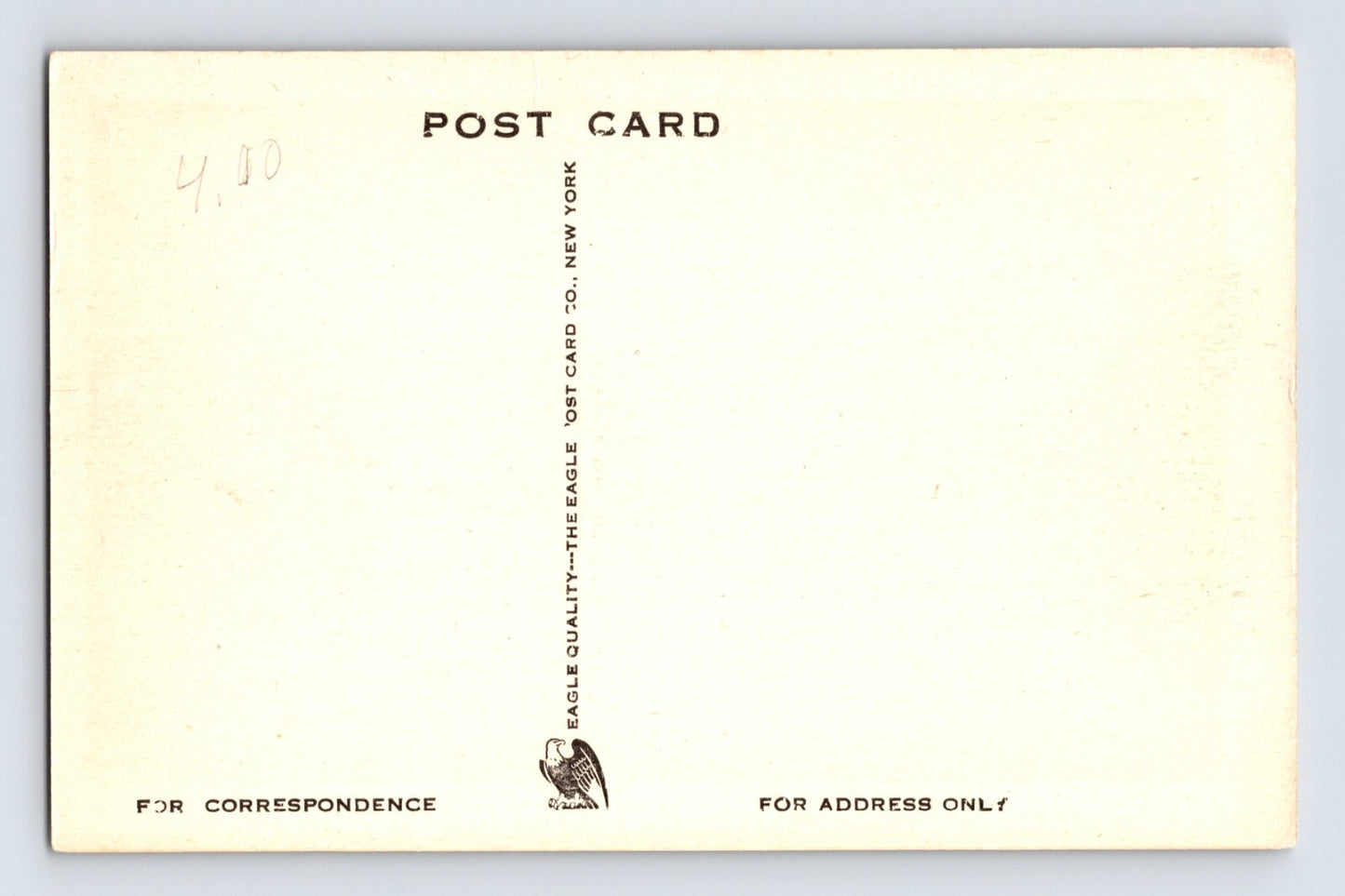Baldwin New York Long Island Grand Avenue 1930s Postcard Unposted Divided Back