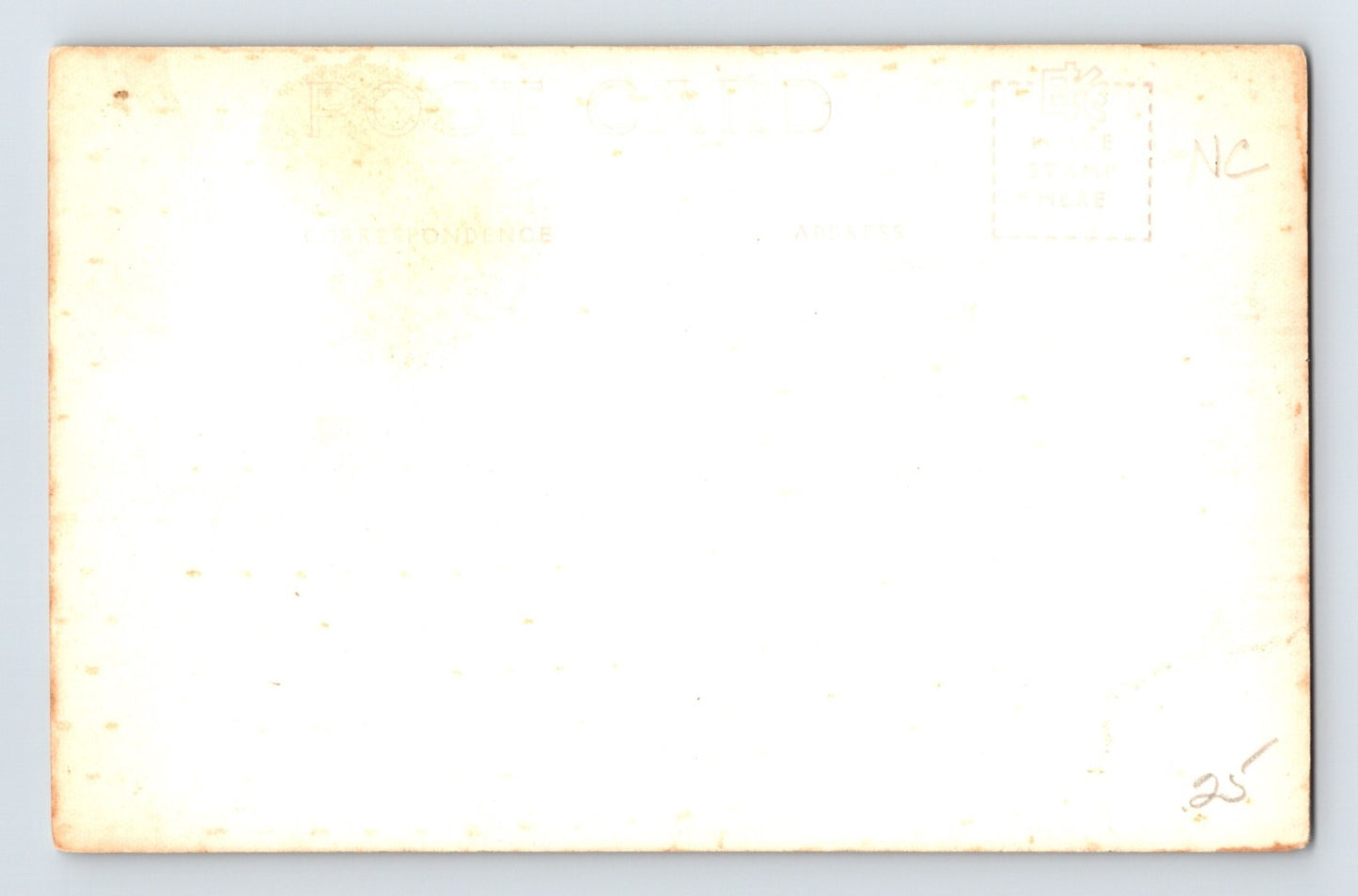 Table Rock Mountain North Carolina Pisgah Forest 1940s Postcard RPPC Unposted