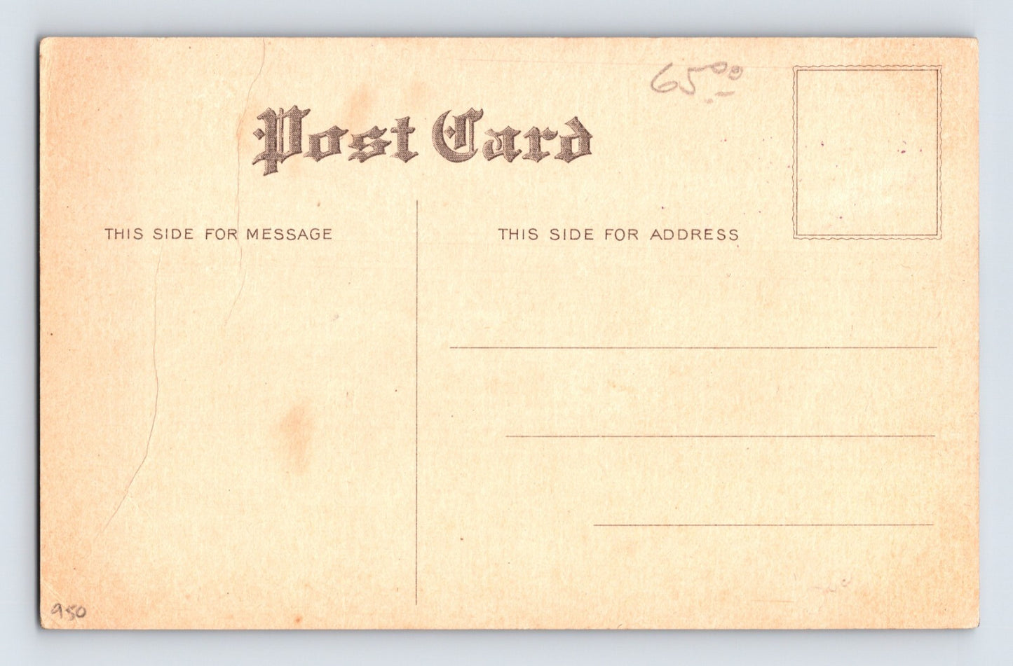 Napa California Giersberg Wine Gier Vineyard 1910s Postcard Unposted Divided