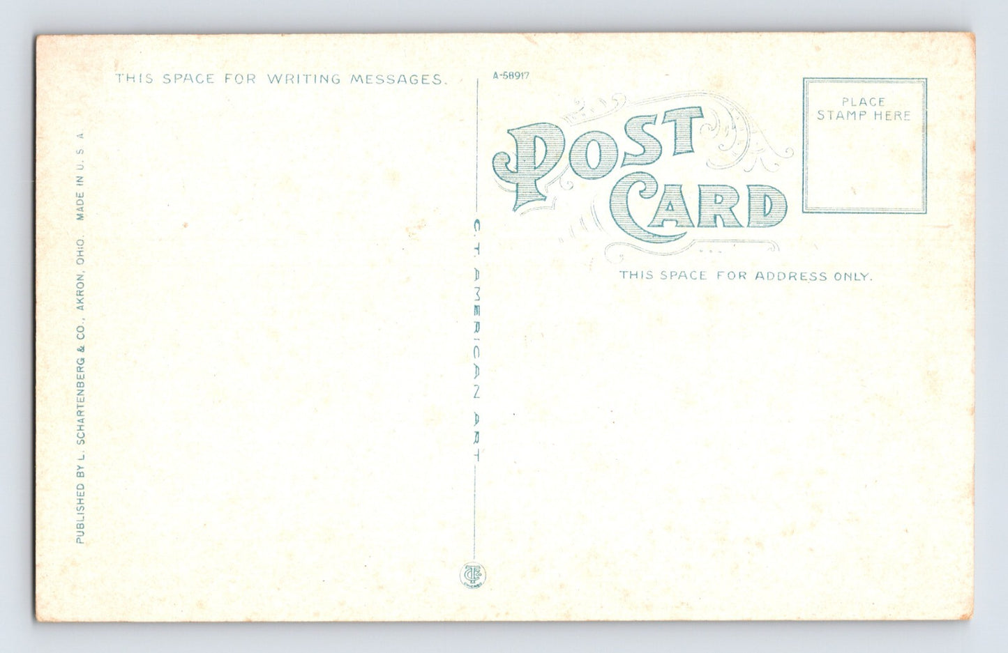 Akron Ohio Quaker Oats Company 1930s Postcard Unposted White Border