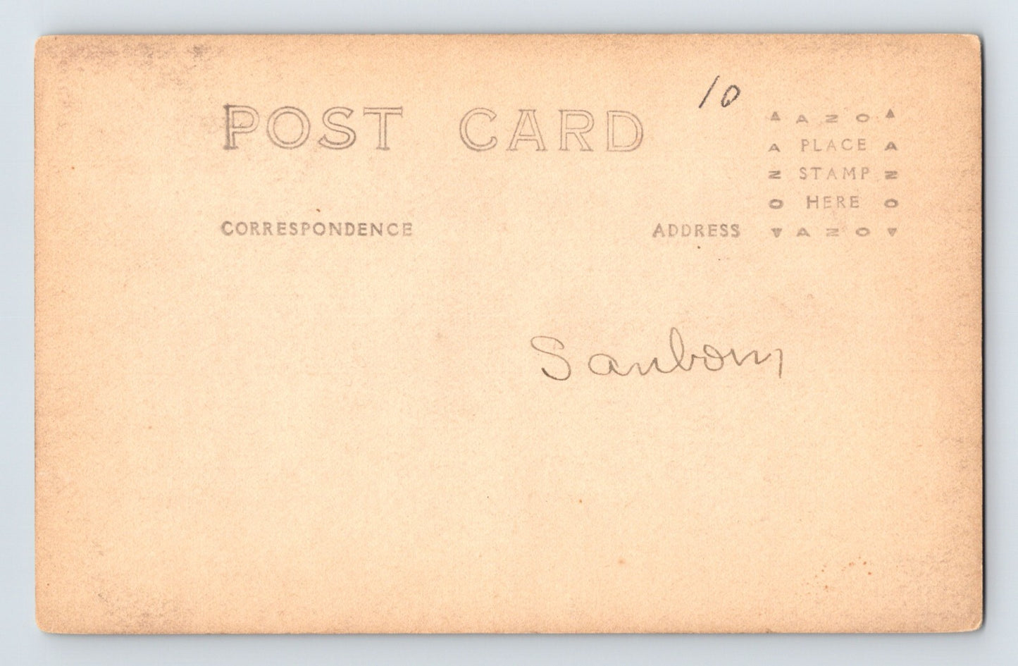 Lake St Mary Narrows Montana Glacier National Park 1920s RPPC Postcard Unposted