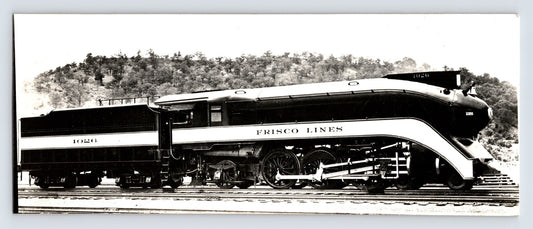 St Louis San Francisco Railroad Frisco Lines steam streamliner locomotive 1940s photo