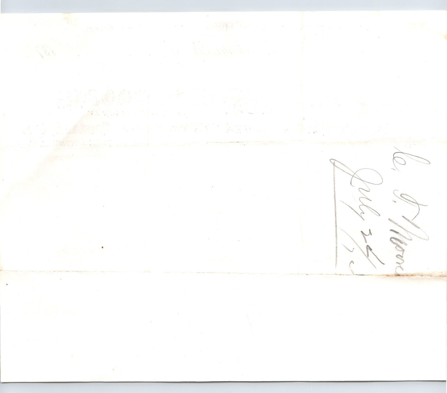 Rochester New York 1874 C.T. Moore Tea Coffee Spice Mustard Billhead - 8.5 x 7