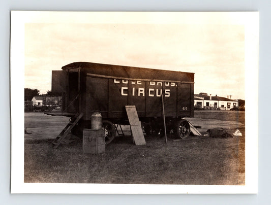 Cole Bros Circus 1946 Photo Candy Wagon Wichita Kansas 4.5 x 3