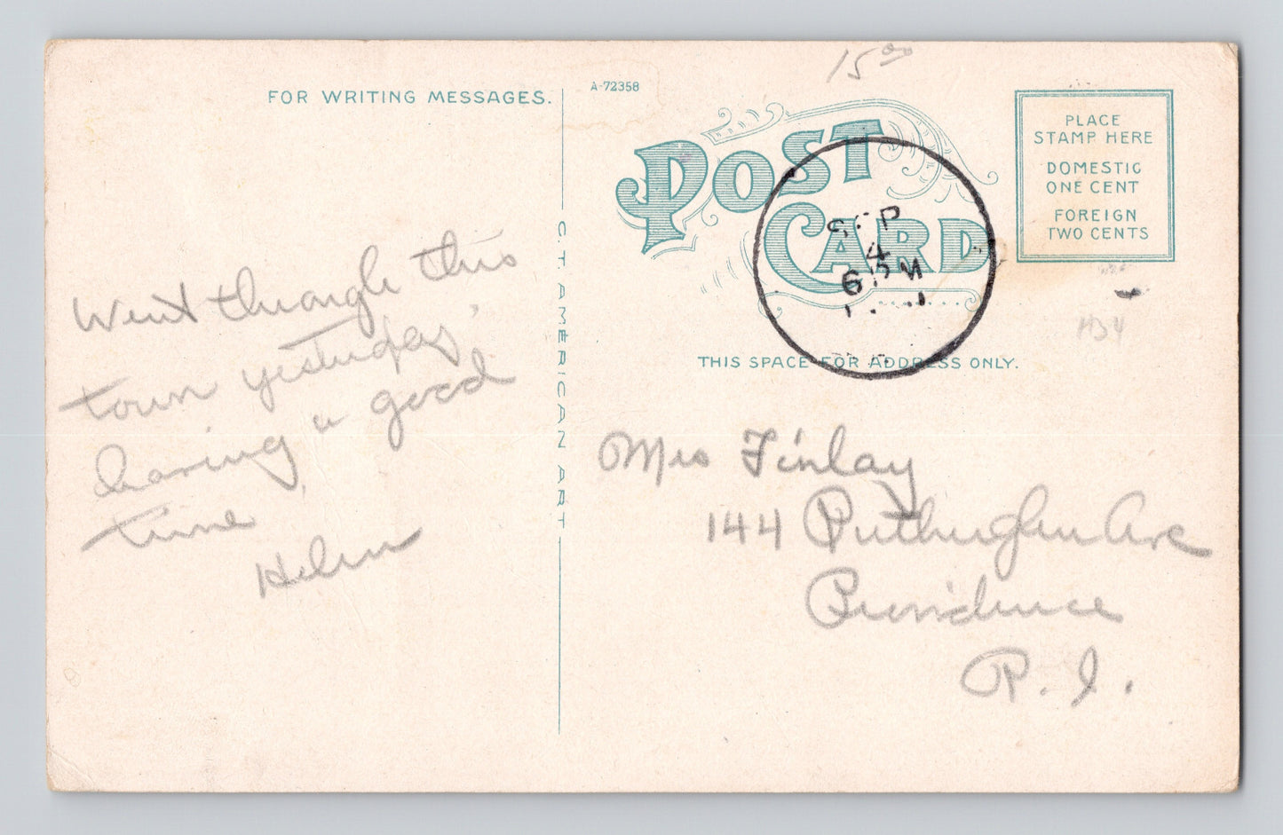 Fitchburg Massachusetts Whalom Park Merry Go Round Roller Skating 1930s Postcard