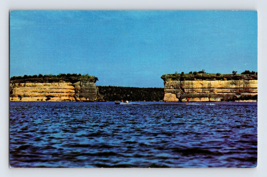Possum Kingdom Lake Texas Hell’s Gate 1970s Postcard Unposted Chrome