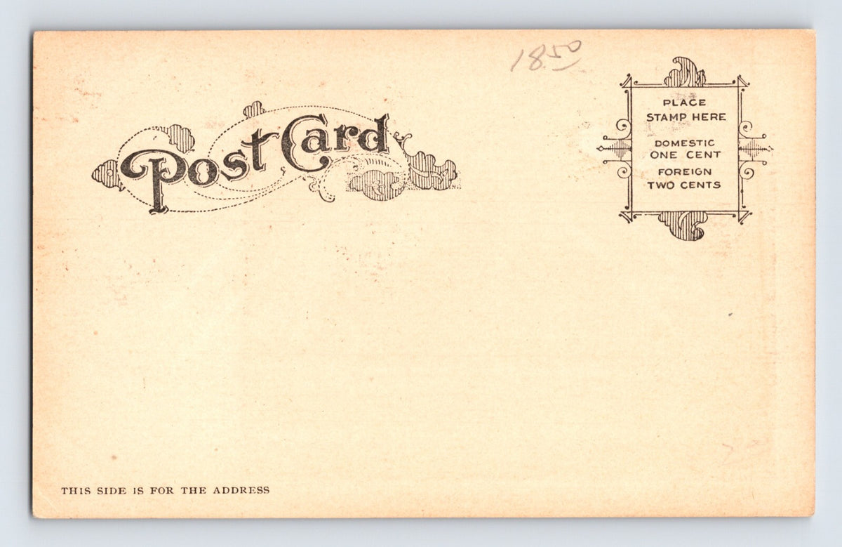 Whittier California State Reform School Pre 1907 Postcard Unposted
