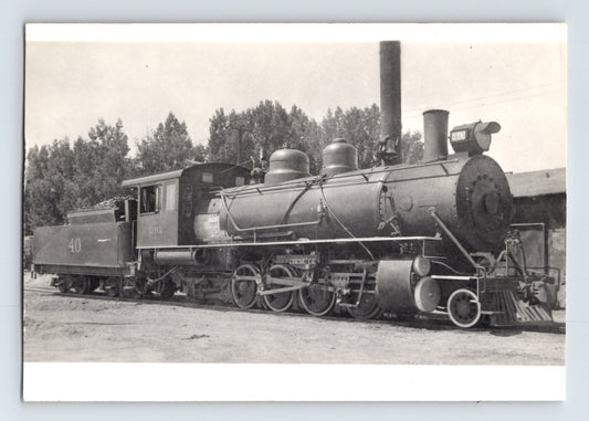 Uintah Railroad 2-8-2 steam locomotive number 40 narrow gauge 1913 scene 3.5 x 5 1940s print photo