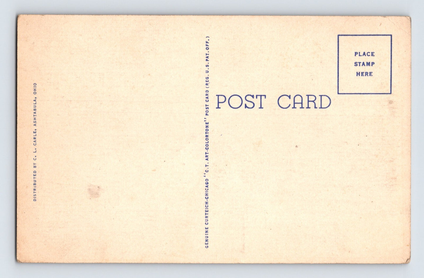 Geneva On The Lake Ohio Main Street Maple Manor 1940s Postcard Unposted Linen