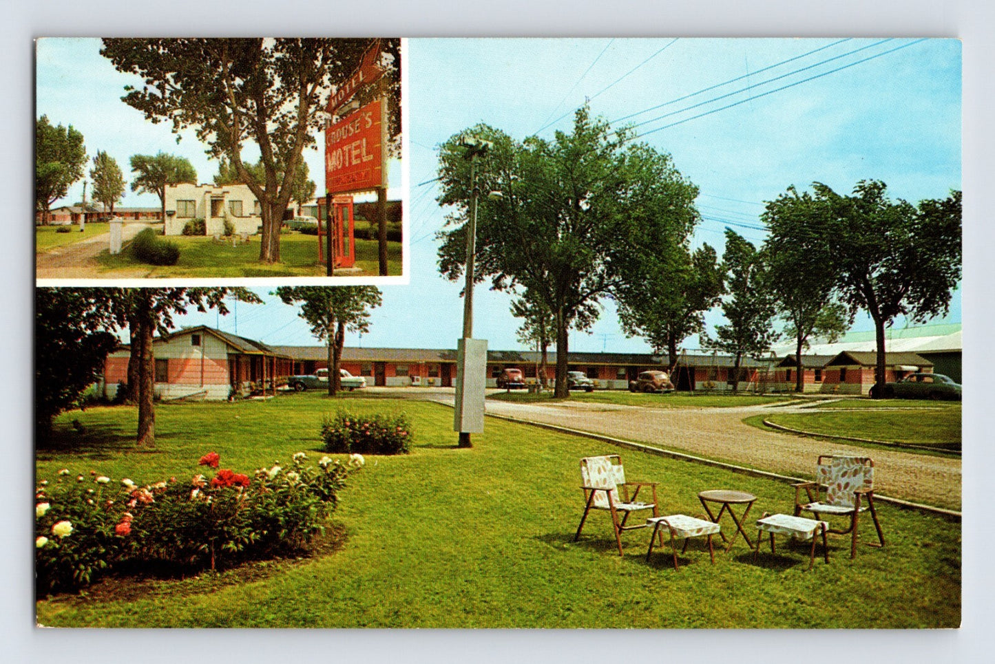 Fort Dodge Iowa Crouse Motel 1960s Postcard Unposted Chrome