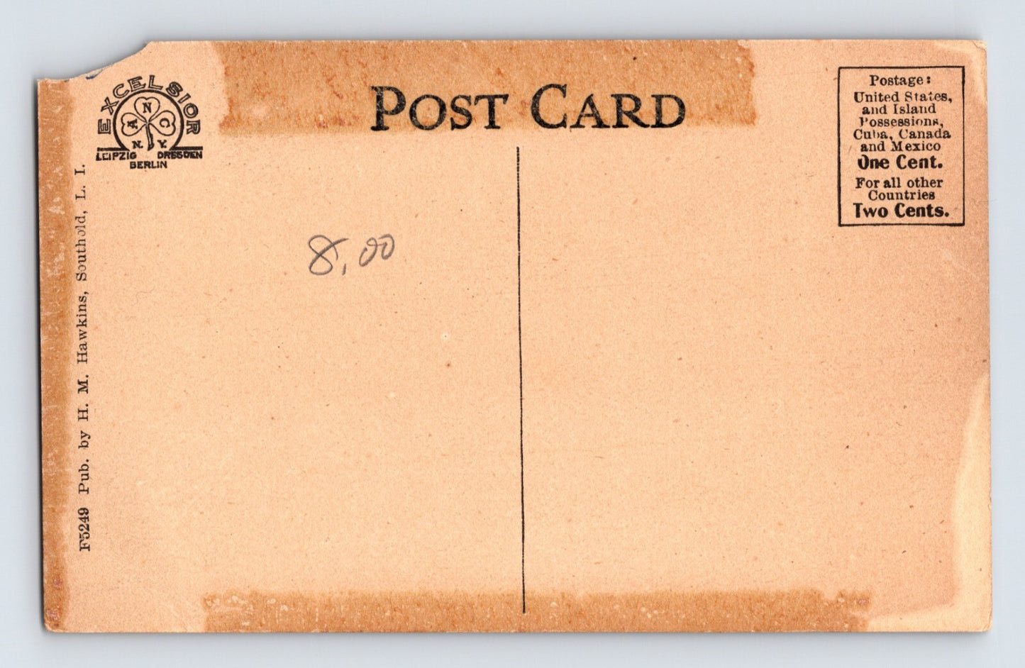 Southold New York Long Island Town Creek Park Youngs Avenue 1910s Postcard