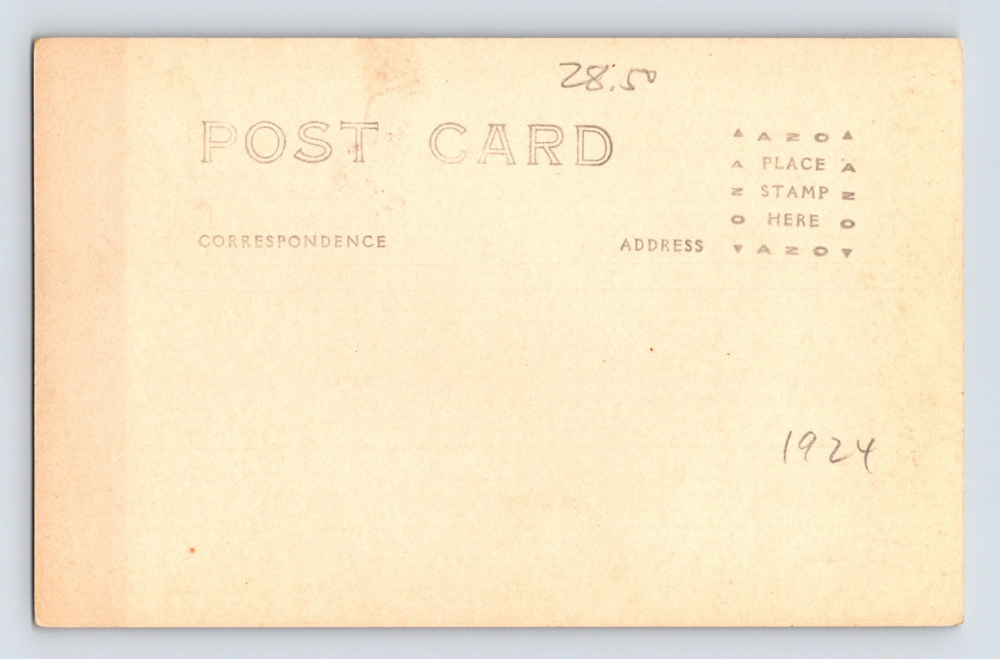 Mount Shasta California Boulder Bed 1920s RPPC Postcard Unposted