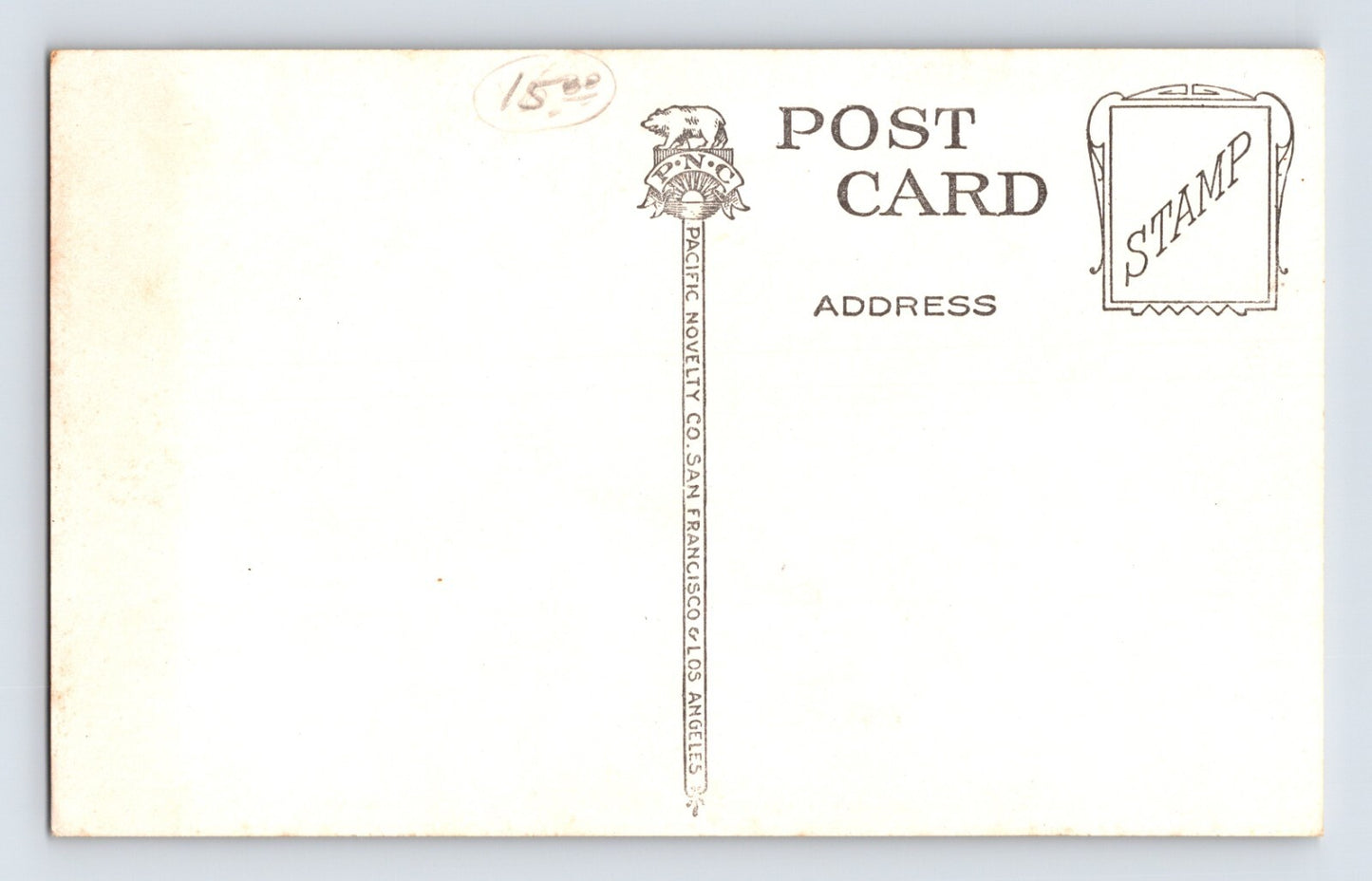 Grass Valley California Elks Hall BPOE Building 1940s Postcard Unposted