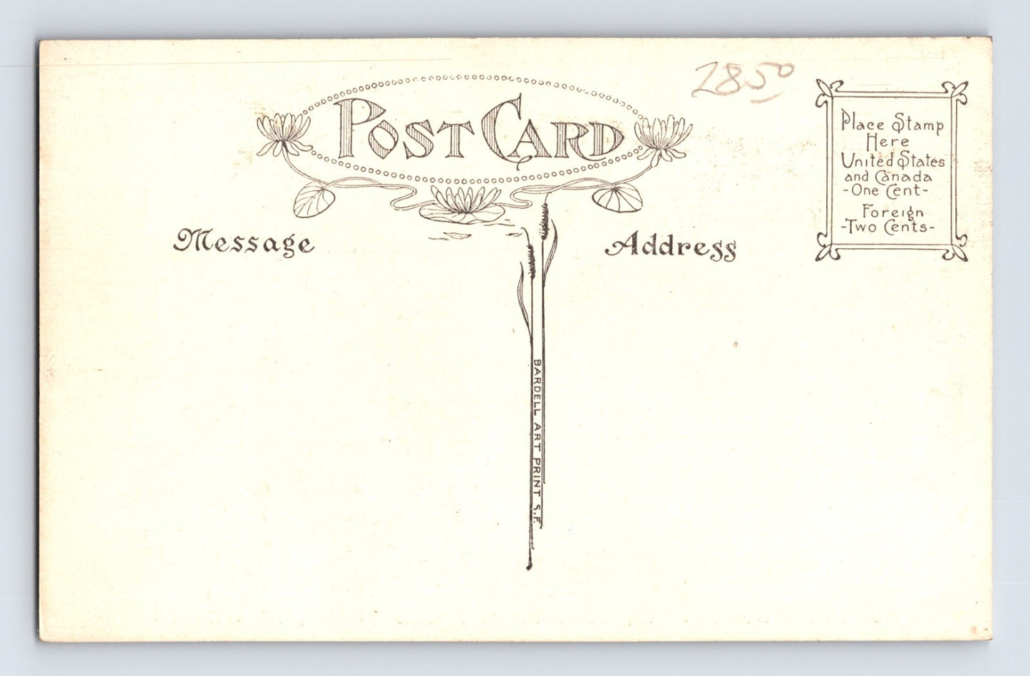 Shasta California Adelaide Boulevard Moss Brae Falls Tract Winter 1910s Postcard