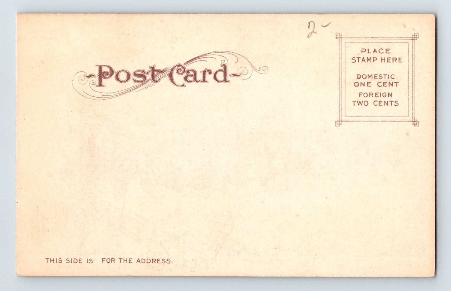Stockton California State Insane Asylum Hospital Pre-1907 Postcard Unposted