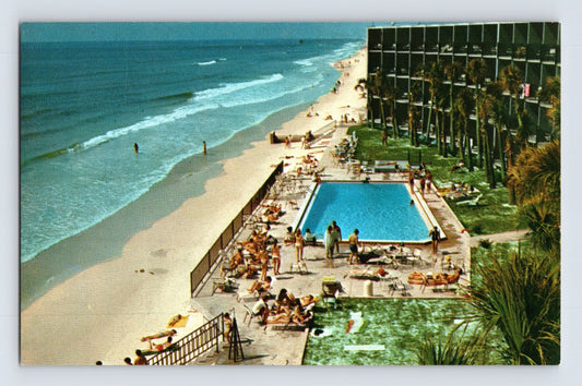 Panama City Beach Florida Casa Loma Hotel 1960s Postcard Unposted Chrome