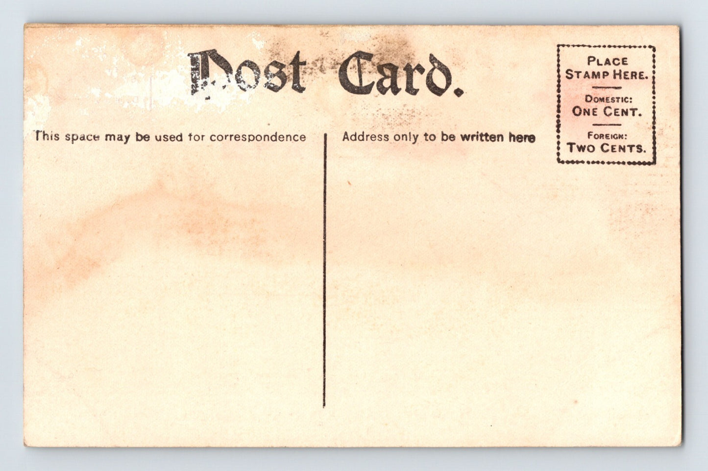 Dover Delaware Cowgill House Entailed Hat Townsend 1910s Postcard Unposted
