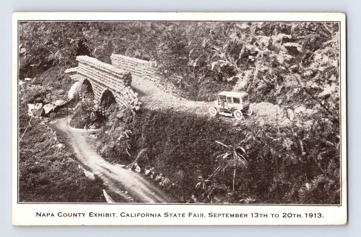 Napa California State Fair Exhibit 1913 Postcard Posted Divided Back