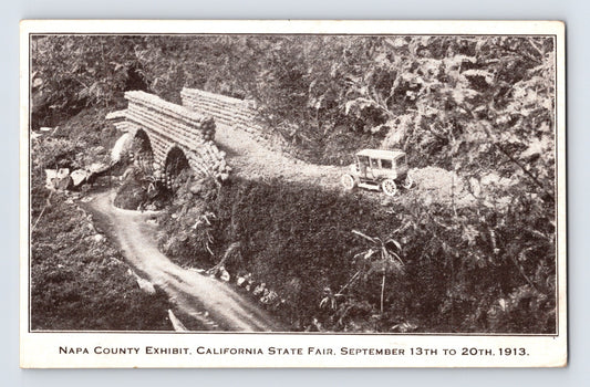 Napa California State Fair Exhibit 1913 Postcard Posted Divided Back