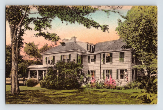 Southampton Long Island New York Terry Cottage house garden 1930s Albertype postcard