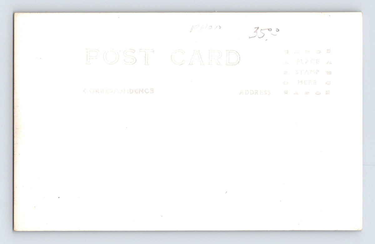 Mariposa California Mariposa High School 1930s RPPC Unposted