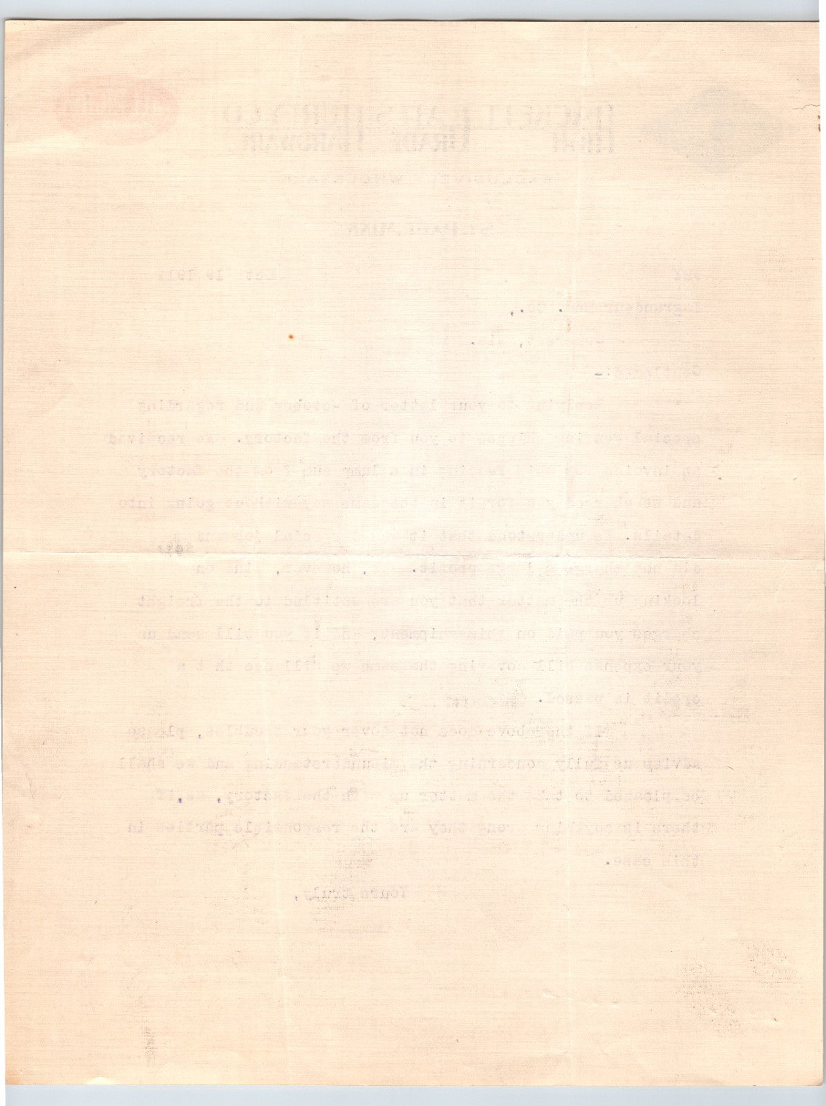 St Paul Minnesota 1914 Hackett Gates Hurty Hardware Letterhead 8.5 x 11