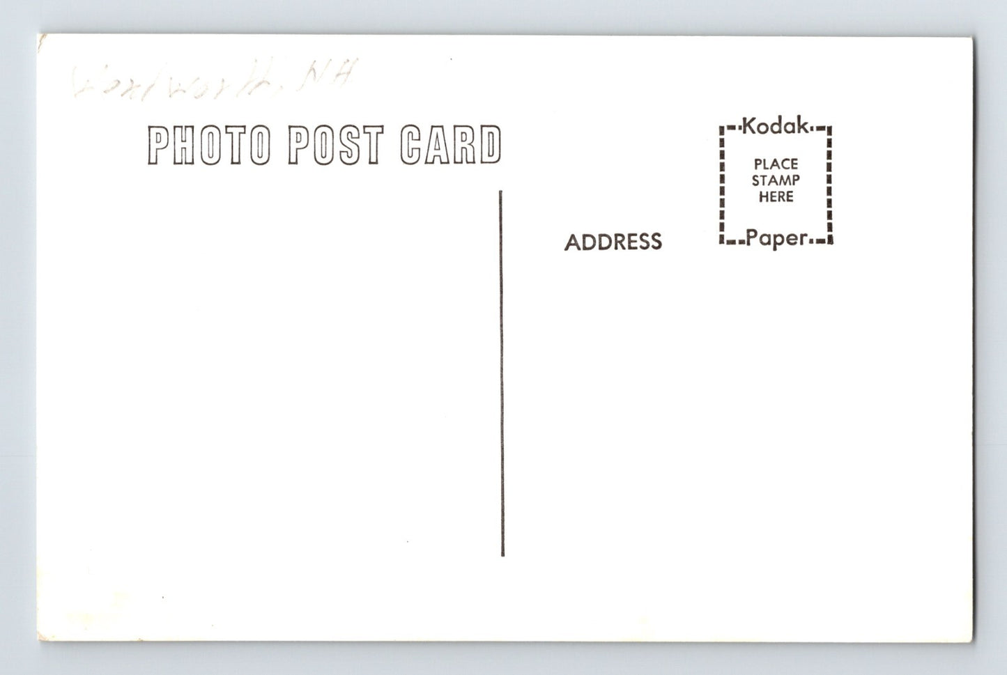 Wentworth New Hampshire Railroad Depot 1950s RPPC Postcard Unposted