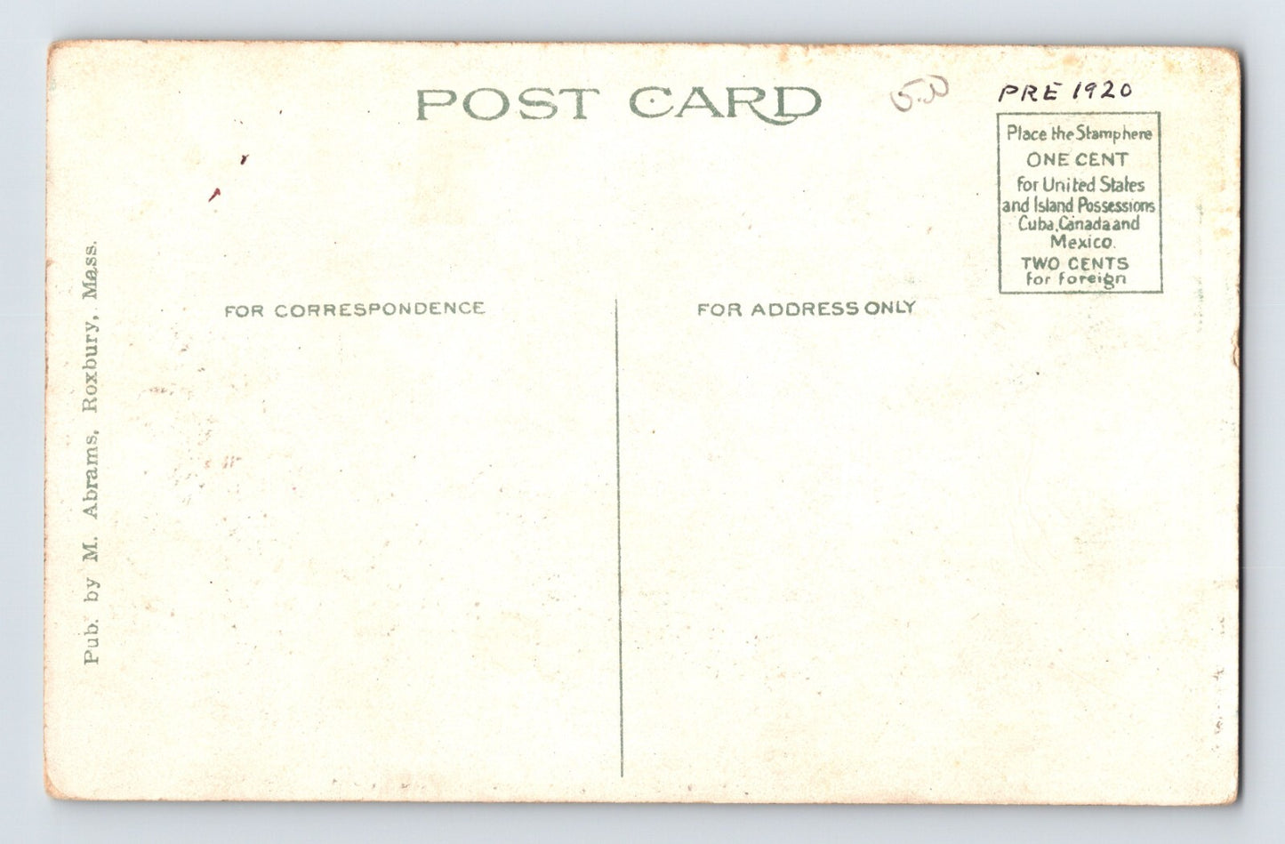 Revere Beach MA Dragon Gorge Scenic Railway Night Lights 1910s Unposted Divided
