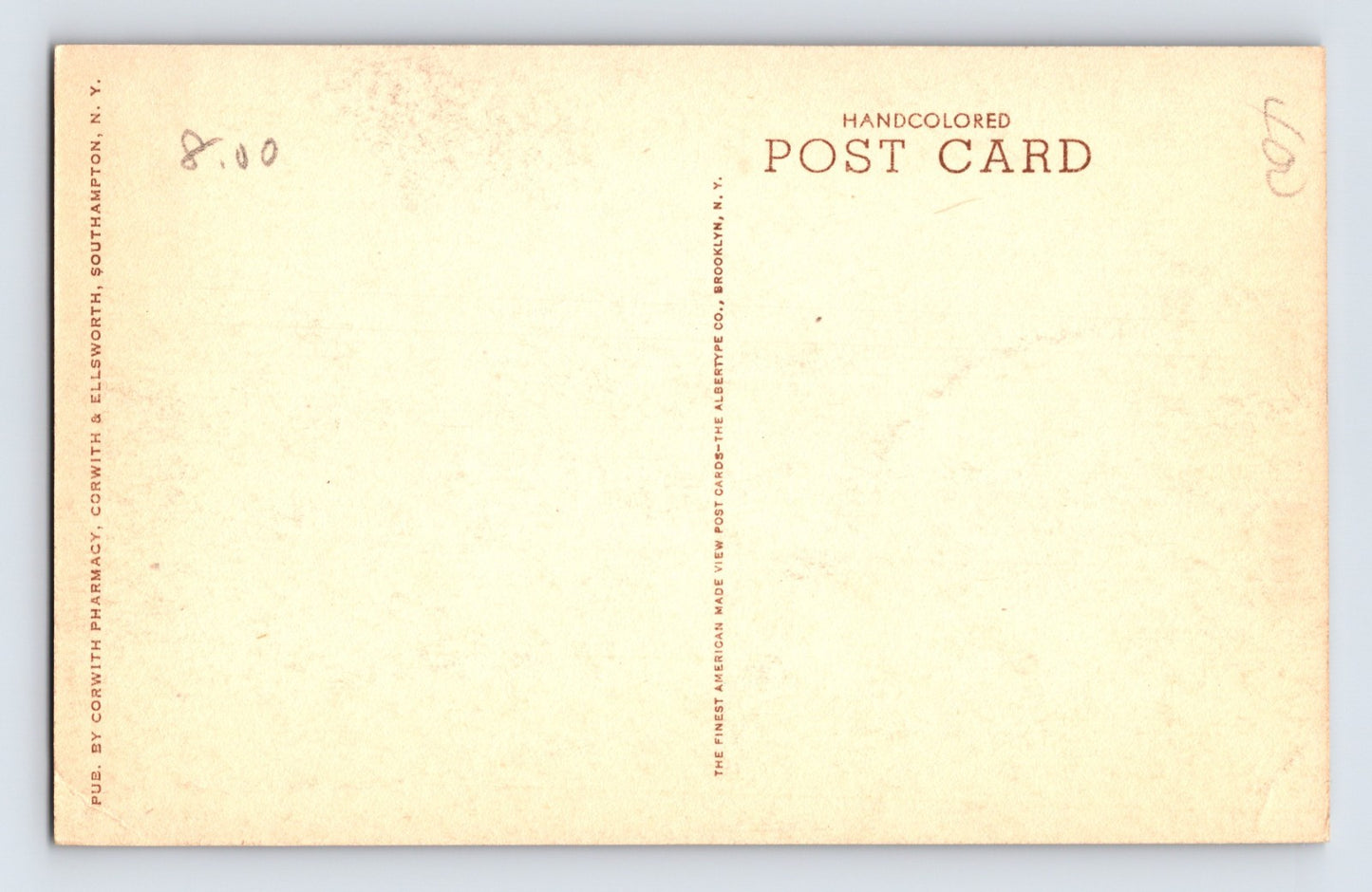 Southampton NY Long Island Rogers Memorial Library 1930s Postcard Albertype
