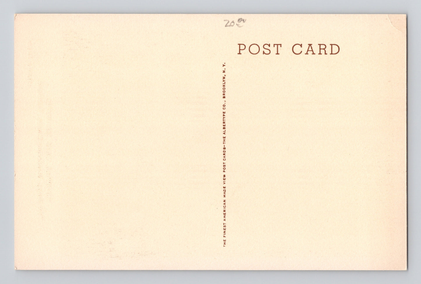 Fort Bragg California Camp Marwedel Campfire 1940s Postcard Unposted