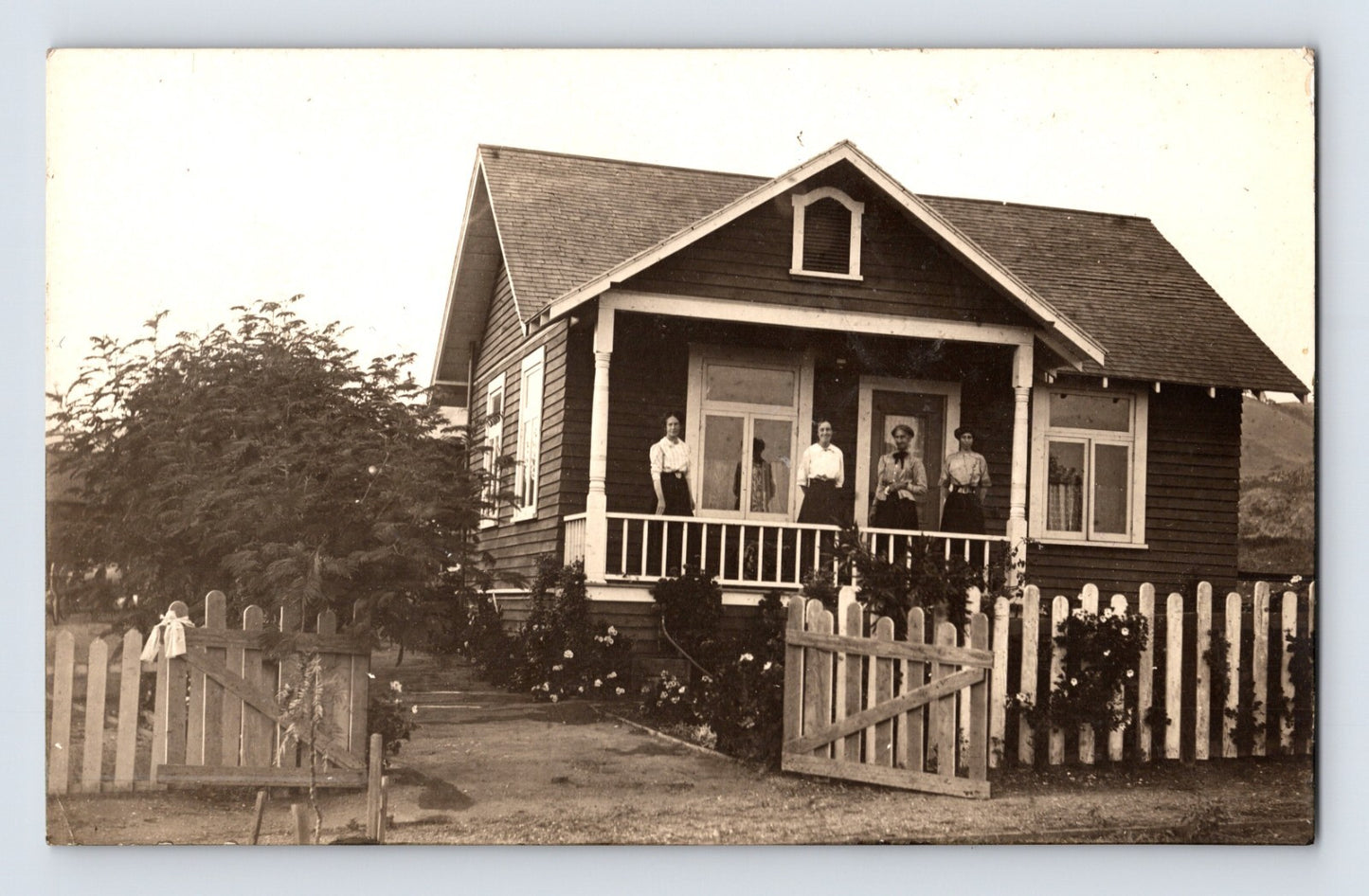 Pismo Beach California Residence Bungalow 1911 RPPC Postcard